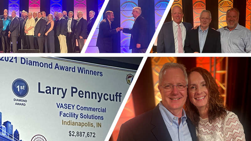 VASEY Facility Solutions - Larry Pennycuff Diamond Award