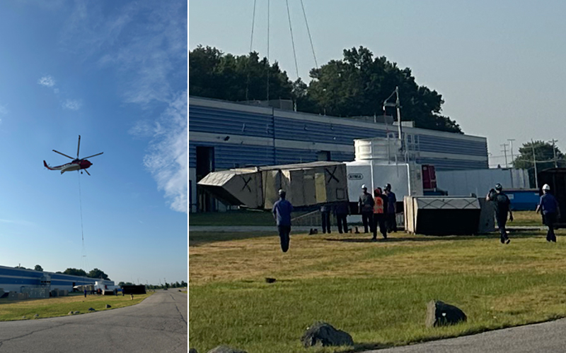 VASEY Facility Solutions - Nine Rooftop Units. One Carefully Coordinated Weekend.